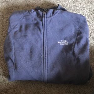 The north face fleece full zip jacket